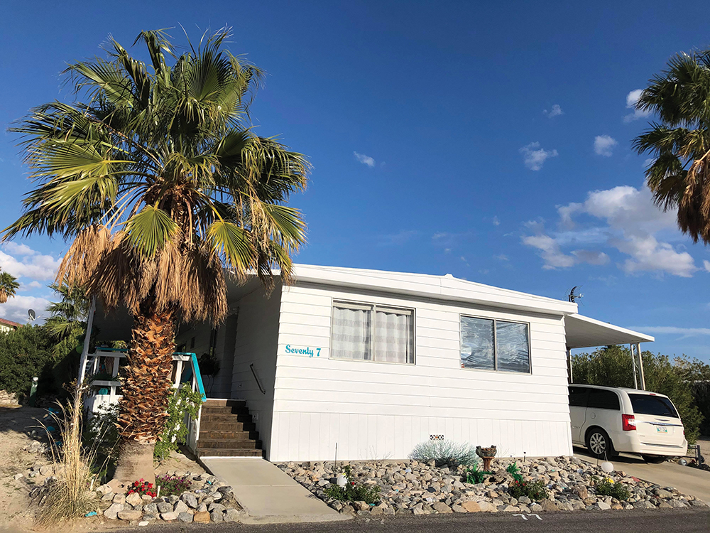 Barb Widger’s home in sunny California.