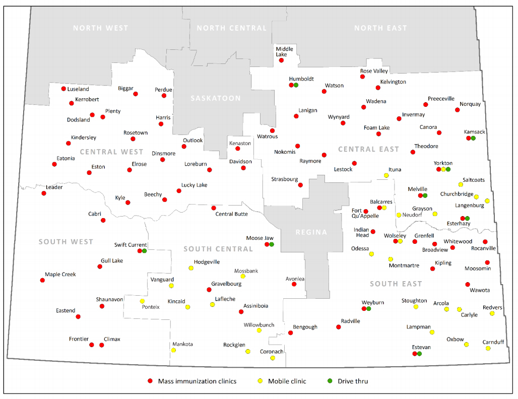 Mass Immunization Map