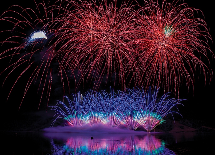 A scene from last year’s Living Skies Come Alive International Fireworks Competition