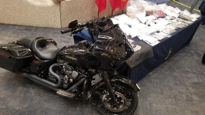 A Harley Davidson, a Hell's Angels jacket and $6.5 million worth of cocaine and methamphetamine were seized in the Manitoba RCMP's Project Declass.