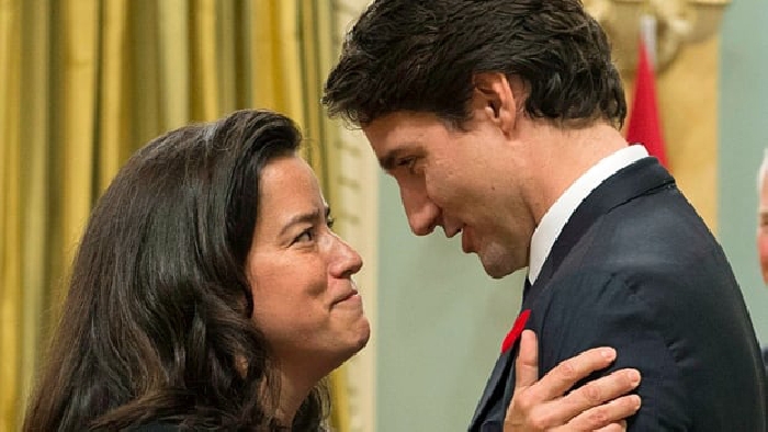 Prime Minister Justin Trudeau and Jody Wilson-Raybould in happier times for Trudeau