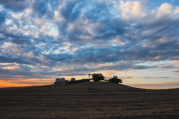 Olga McCarthy took this spring seeding photo at Hebert Grain Ventures near Fairlight