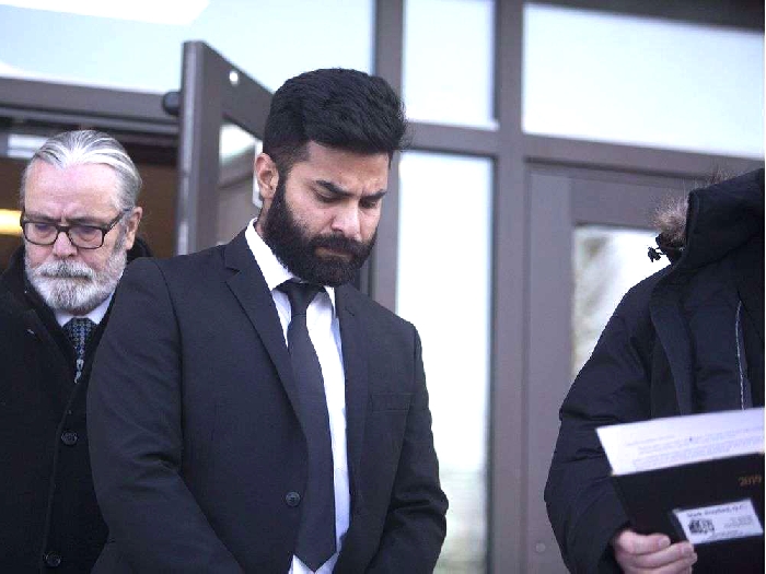 Jaskirat Singh Sidhu leaves court after pleading guilty