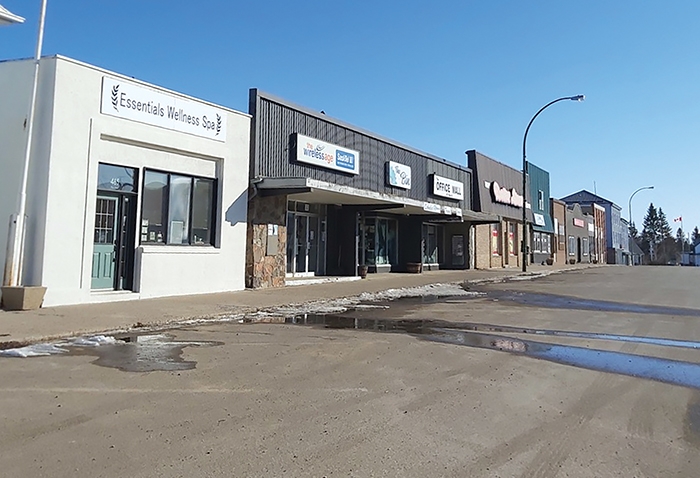 Main Street in Esterhazy.