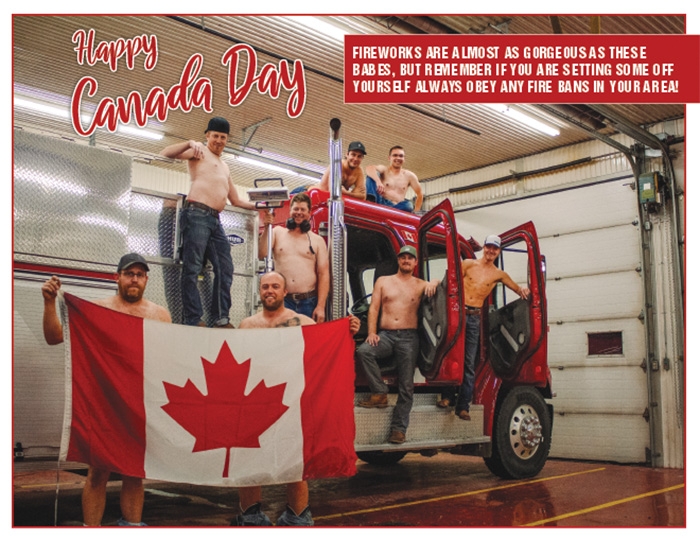The July photo for the Rocanville Fire Department’s 2020 calendar. The calendars are being sold as a fundraiser for the Rocanville Fire Department. The calendars are available from Decker’s H20 and Spirits to Go in Rocanville and at the World-Spectator in Moosomin. The calendars were designed and printed at the World-Spectator.