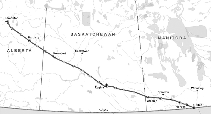 If ultimately approved by the federal government, the Enbridge Line 3 replacement project will involve installation of a new pipeline along the Enbridge right-of way across the Prairies.