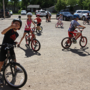 MacLeod Elementary School in Moosomin had a bike rodeo on Friday, June 14, 2019 where students learned all about
bike safety and had their helmets checked.