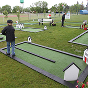 The grand opening for Kim Setrum’s mini golf course in Moosomin was held on Sunday, June 16, 2019. The new mini golf course is located at Bradley Park in Moosomin.