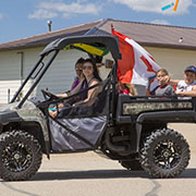 Redvers held all kinds of events for Canada Day including a parade, children’s fireman rodeo, dunk tank, slo-pitch, pancake breakfast, supper, cake and fireworks.