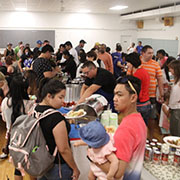 There was a huge crowd for the Moosomin Multicultural celebration held the Saturday of rodeo weekend at the Legion hall. East Indian food, Filipino food, Honduran food, Korean food and Ukrainian food were all served until they were sold out. There was also entertainment, including singing and dancing.