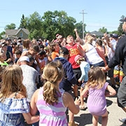 Moosomin Chamber of Commerce Ping Pong Ball Drop held on July 6, 2019