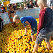 There was a great crowd on hand for the 2019 Tantallon Duck Derby on September 7, 2019