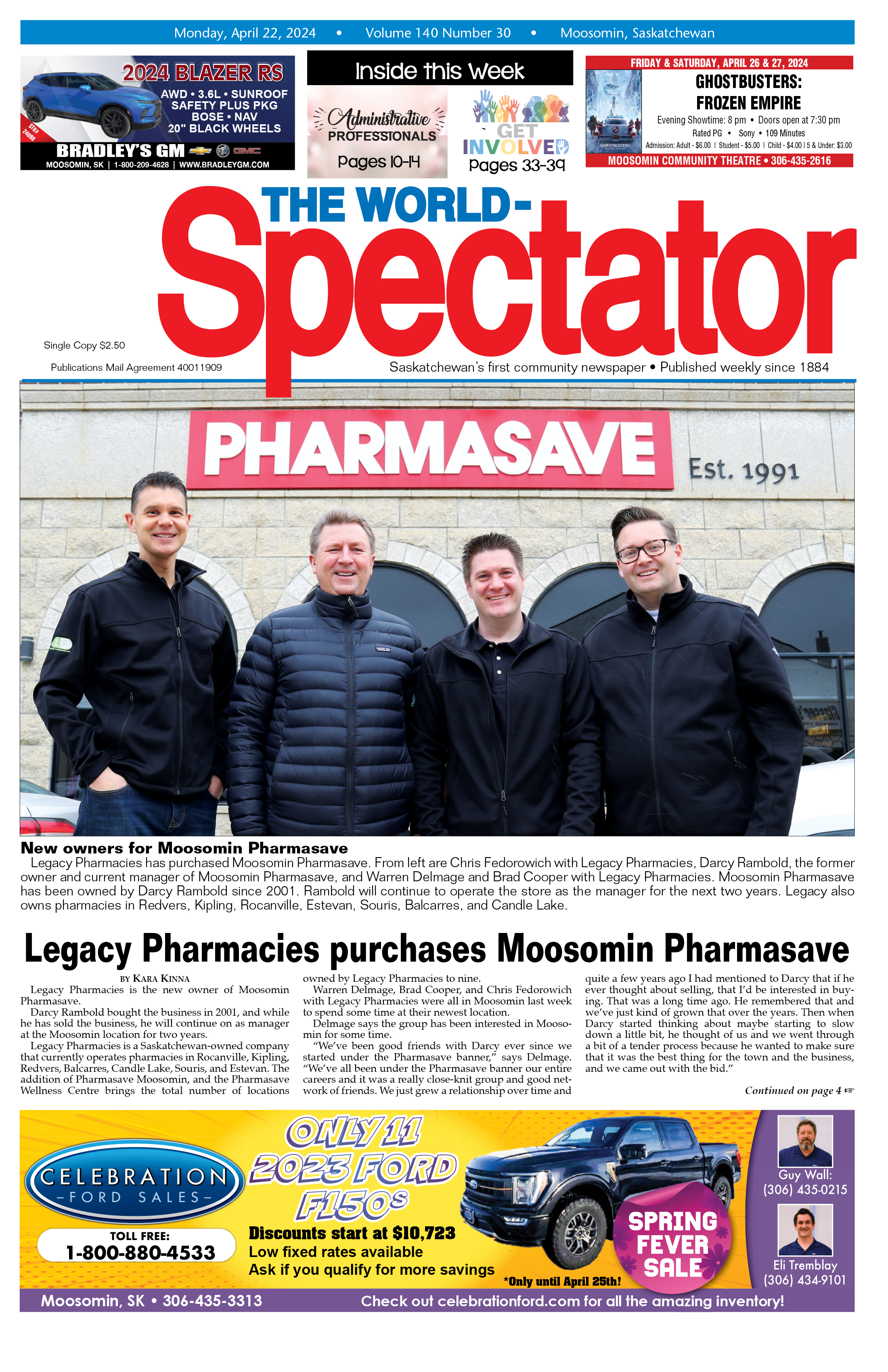 Legacy Pharmacies purchases Moosomin Pharmasave