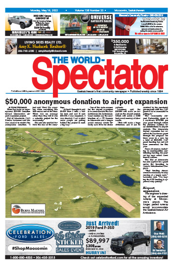 $50,000 anonymous donation to airport expansion
