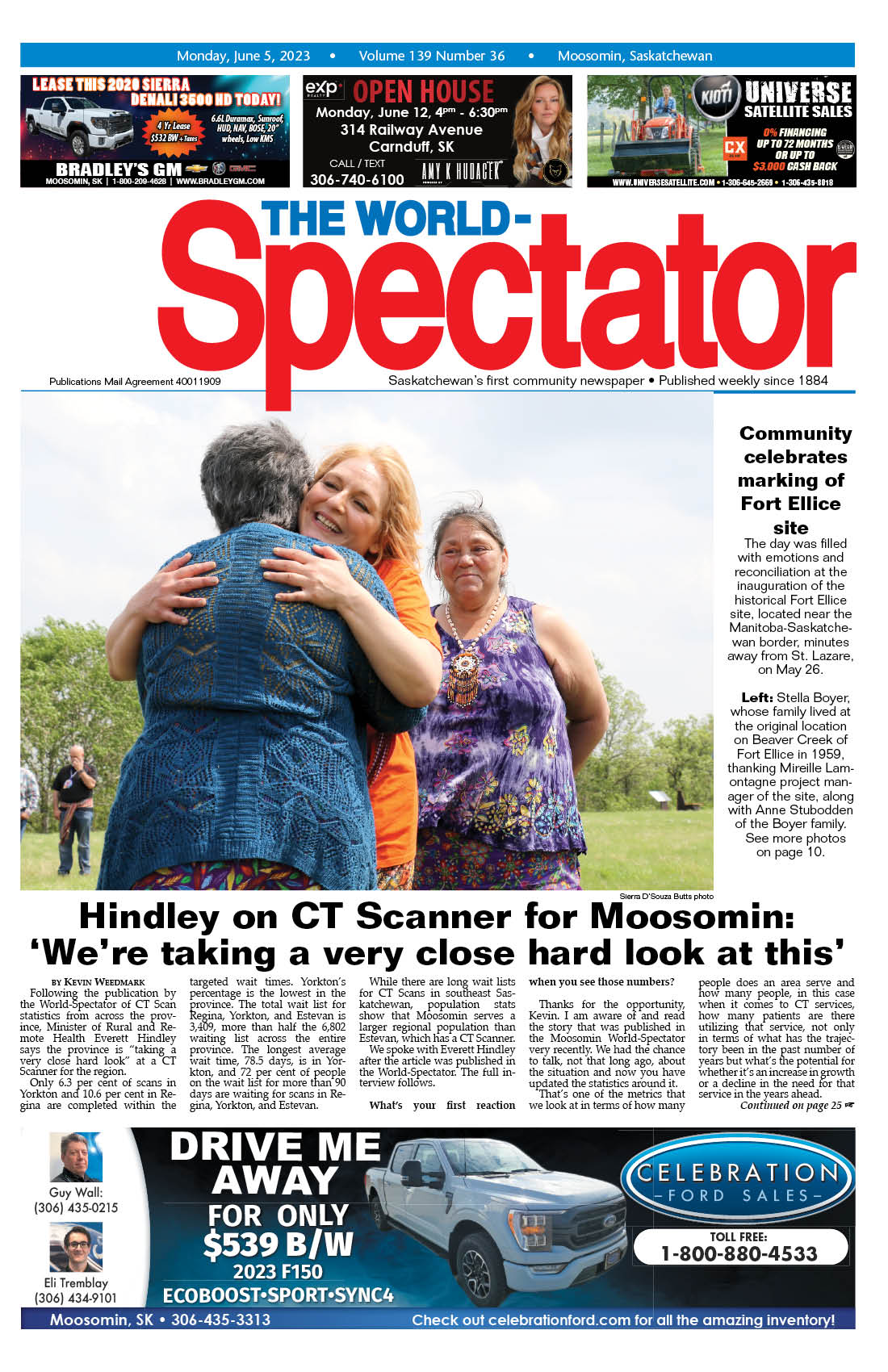 Hindley on CT Scanner for Moosomin: ‘We’re taking a very close hard look at this’