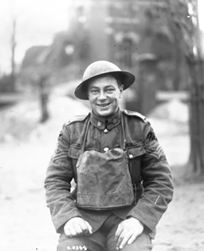 25-year-old Sergeant Mullin single-handedly captured a German pillbox that had withstood heavy bombardment and was causing heavy casualties, holding up the attack. <br />