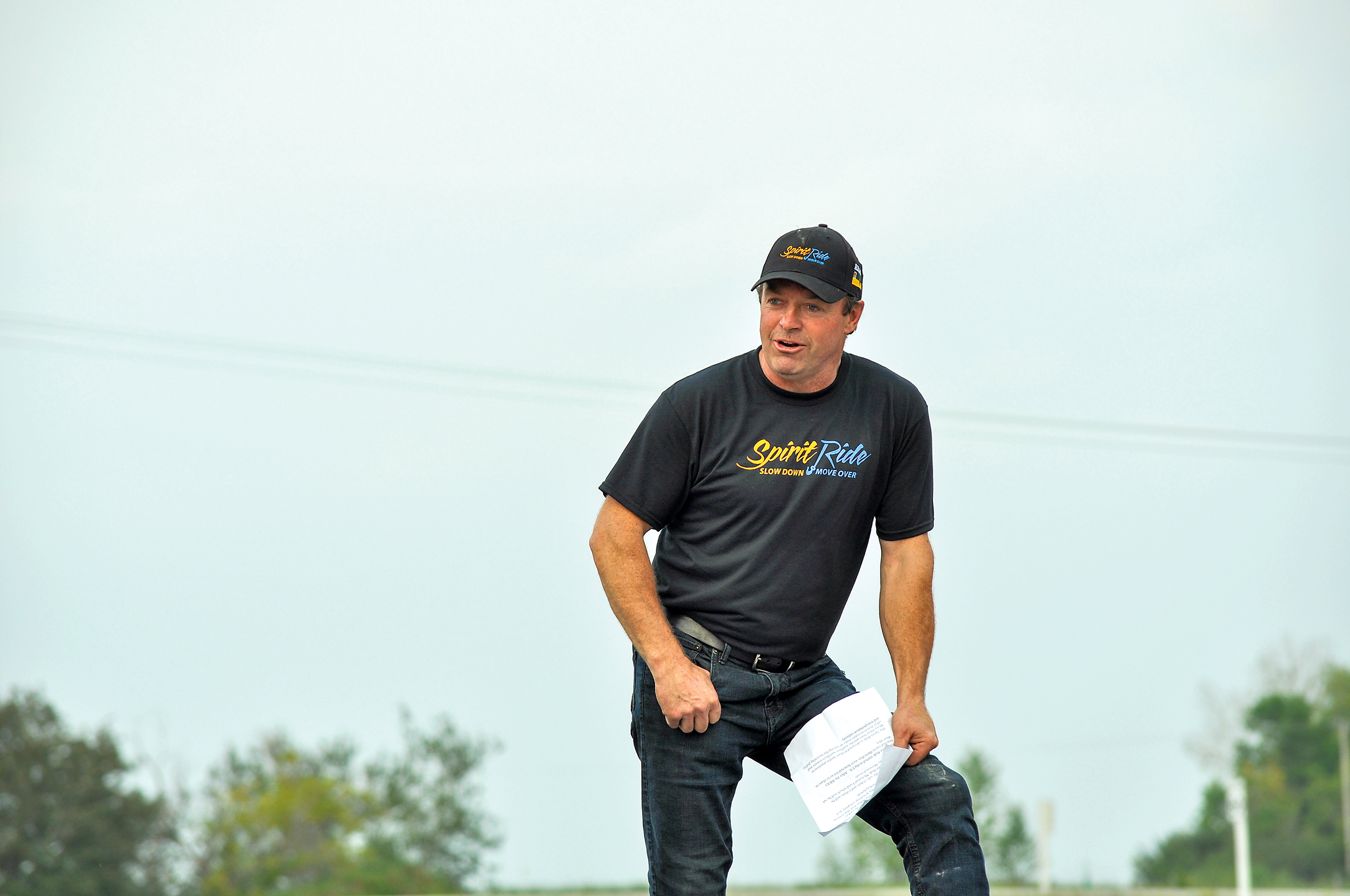 Todd Davidson during his speech.