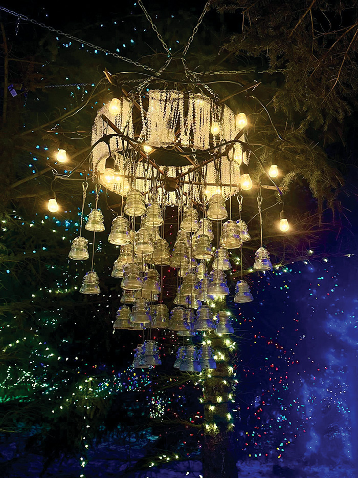 Part of the Ian’s Lights Christmas light display south of McLean.