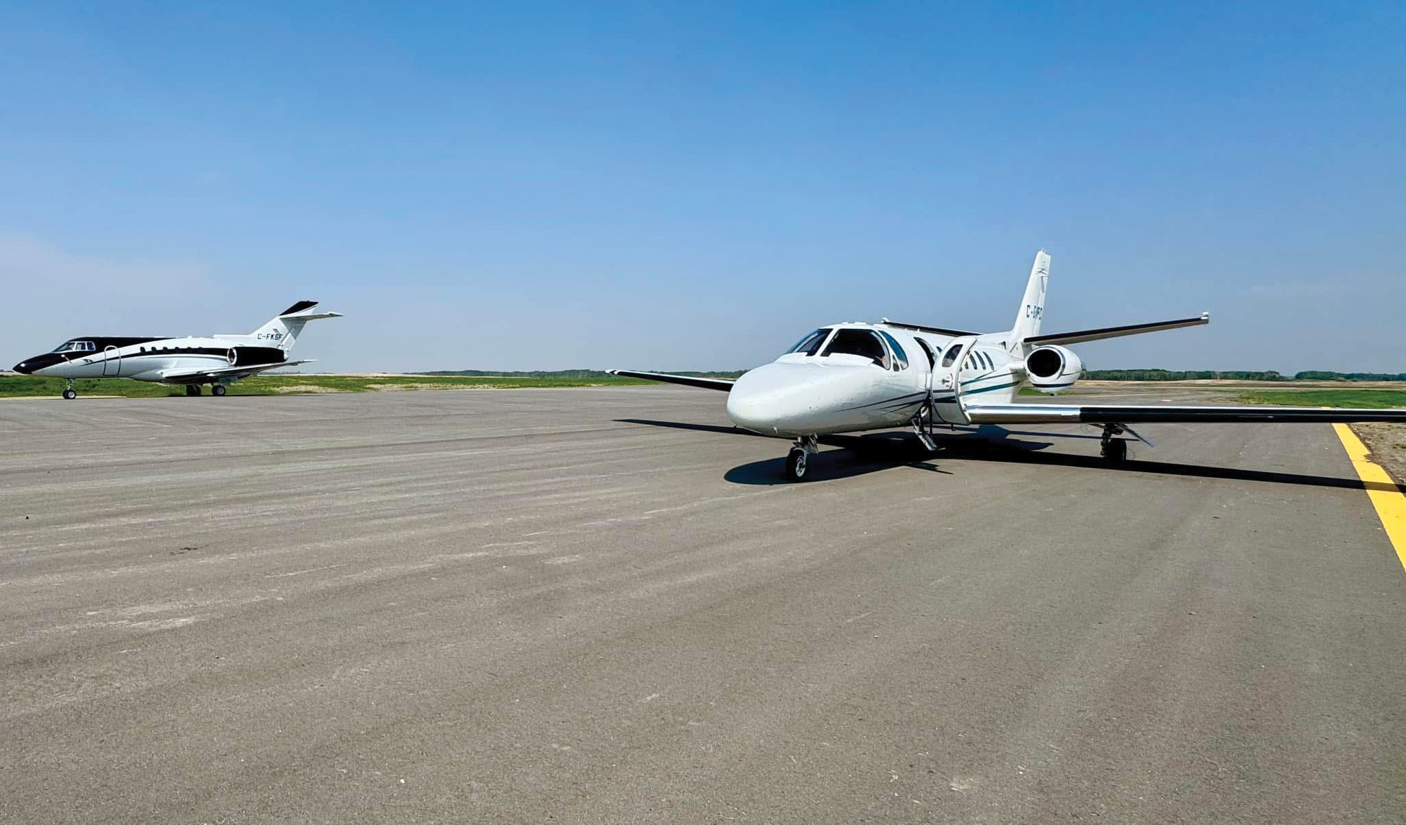 A few scenes from Moosomin airport since the expansion.