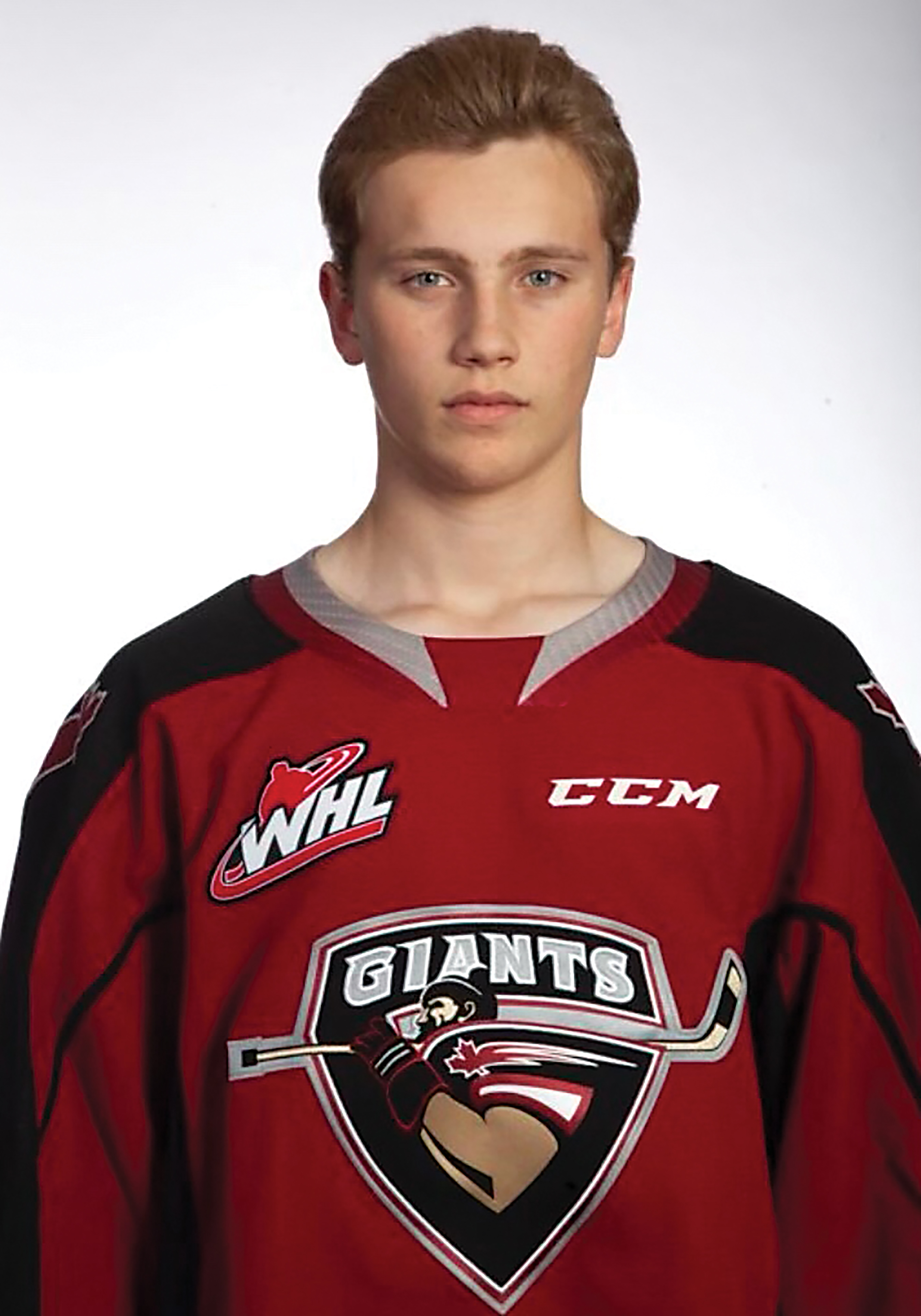 Kyle Bocheck in his<br />
Vancouver Giants jersey.