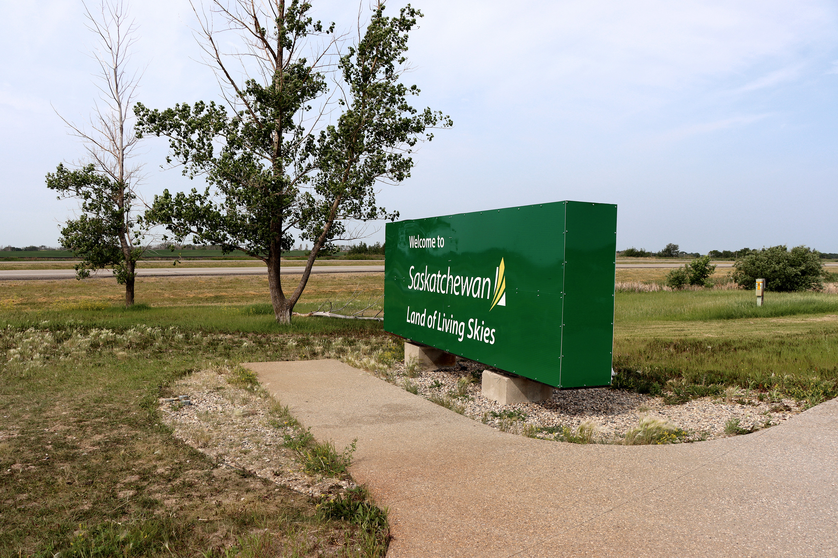 Saskatchewan Highways says it has no plans for changes to maintenance at the Welcome to Saskatchewan site.