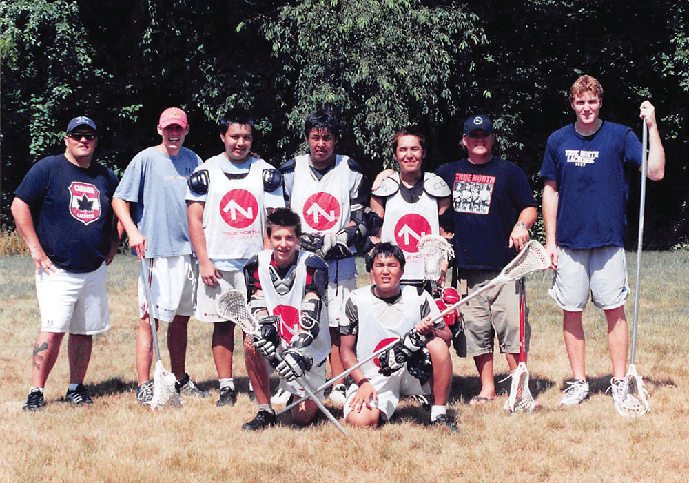 Russ Sheppard, far left, with The Grizzlies.