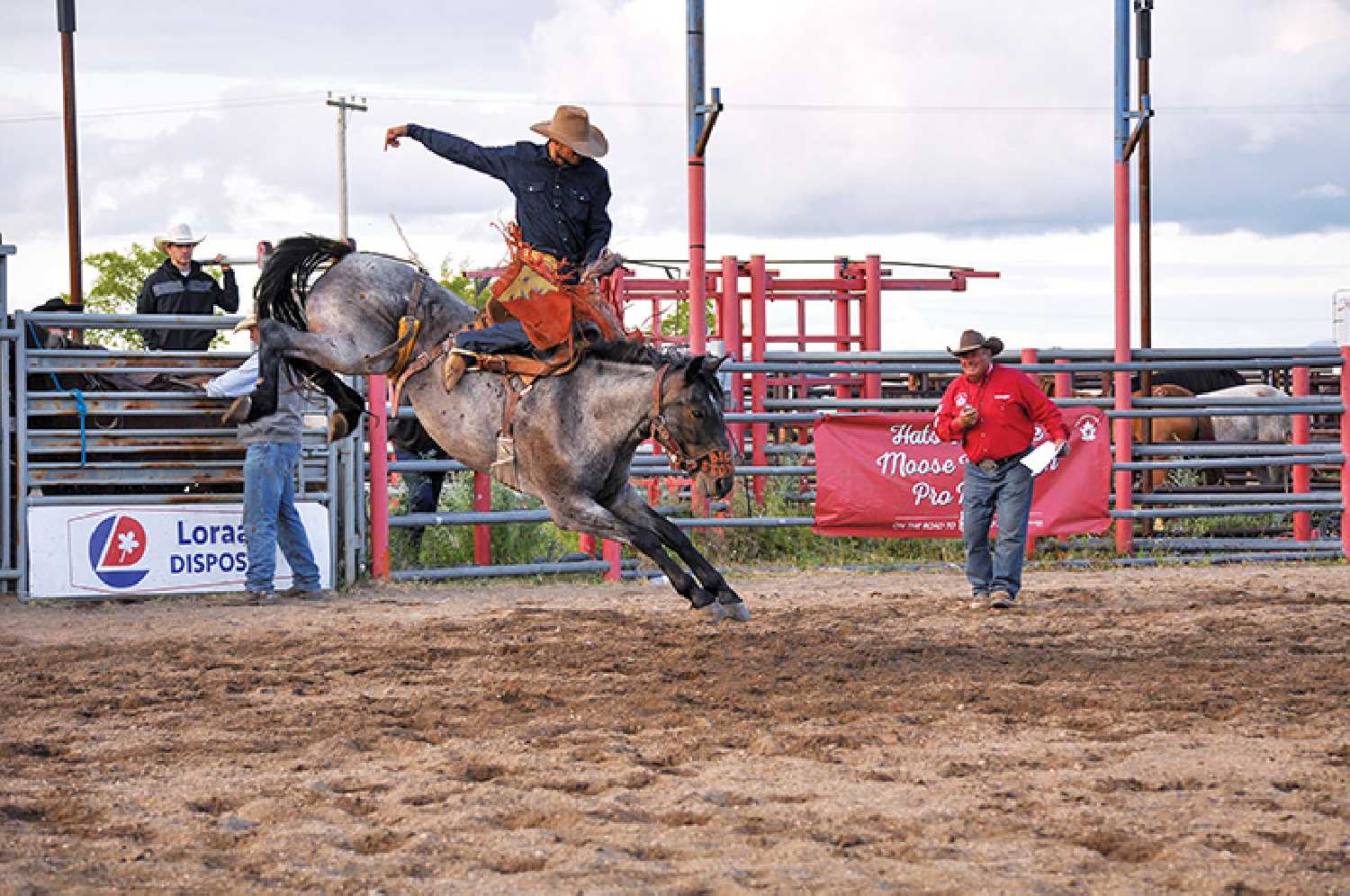 Above is a photo of one of the rodeo performances from Kennedys weekend rodeo event in July, 2022.