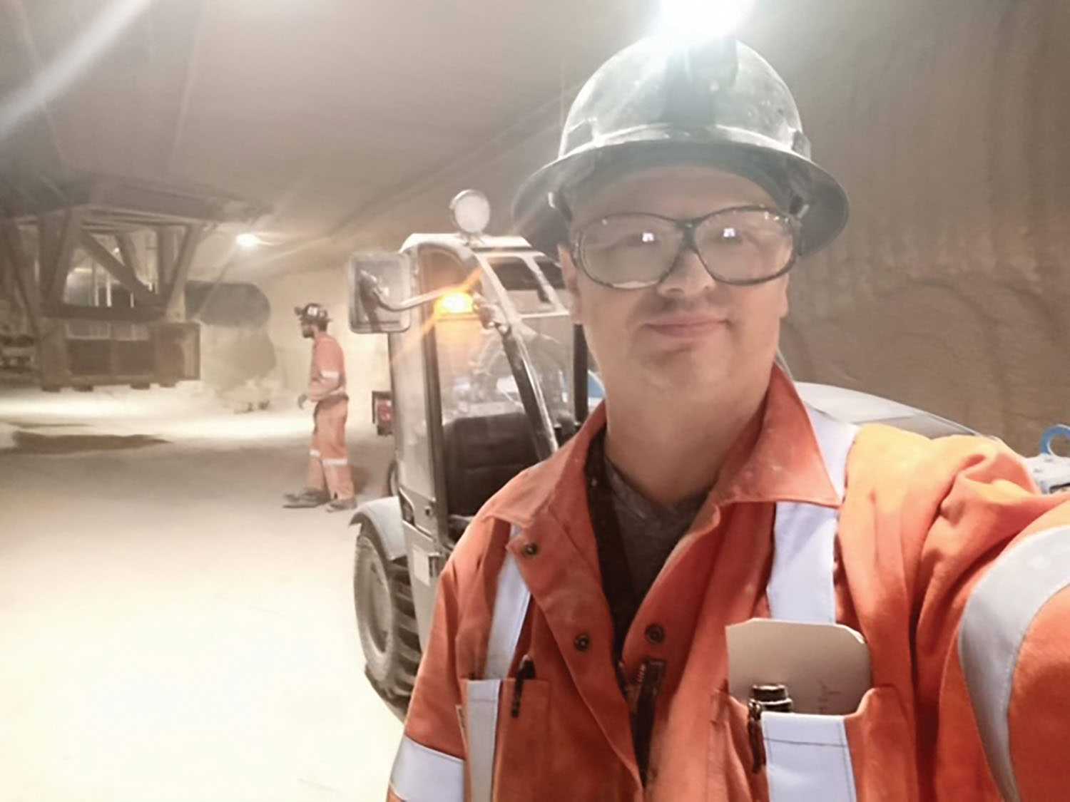 Valentyn Karpenko arrived in Moosomin in May and is working at the Nutien Rocanville mine site.