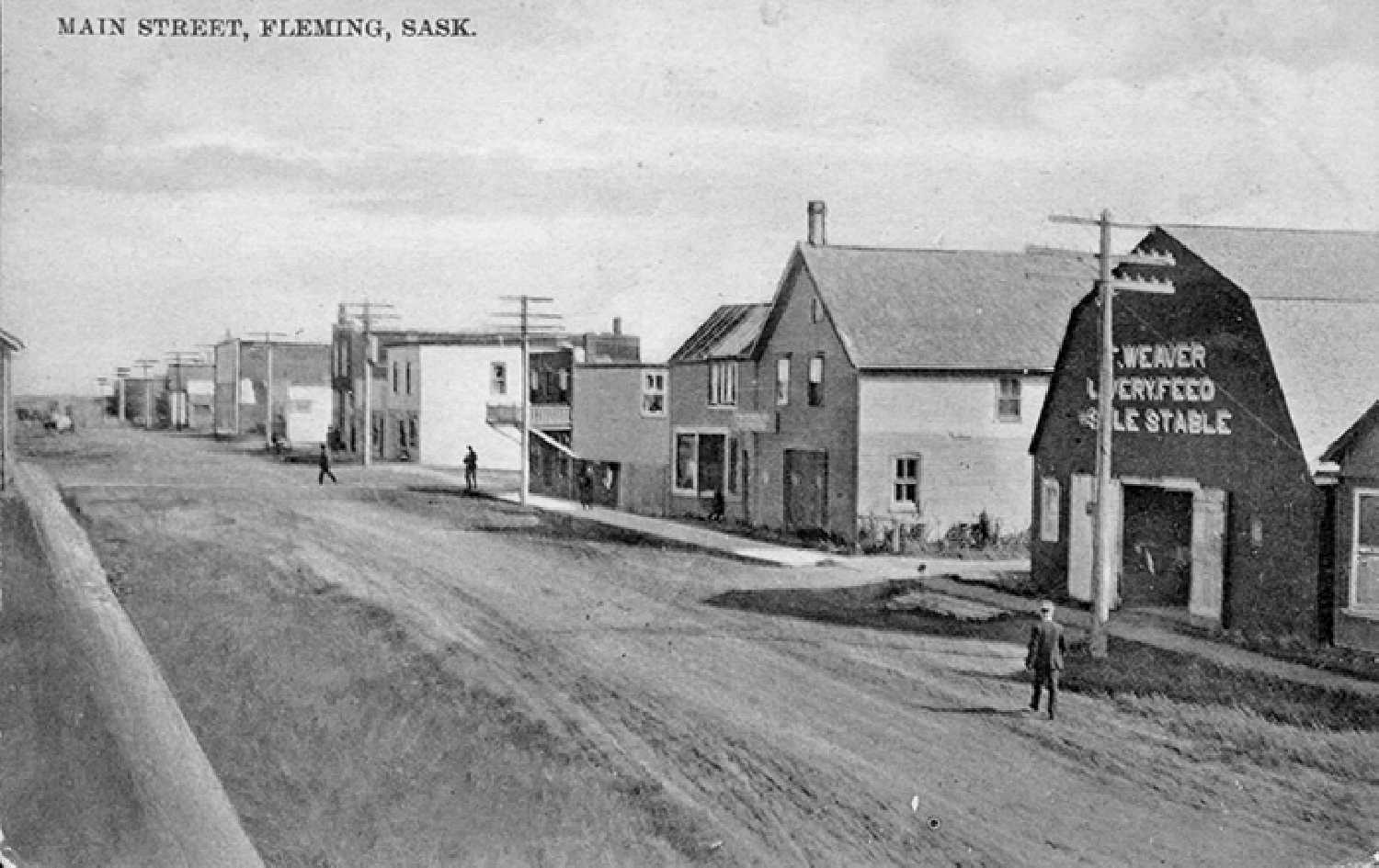 Former street in Fleming.