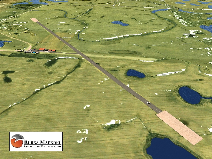 The plan for Moosomin’s expanded airport.