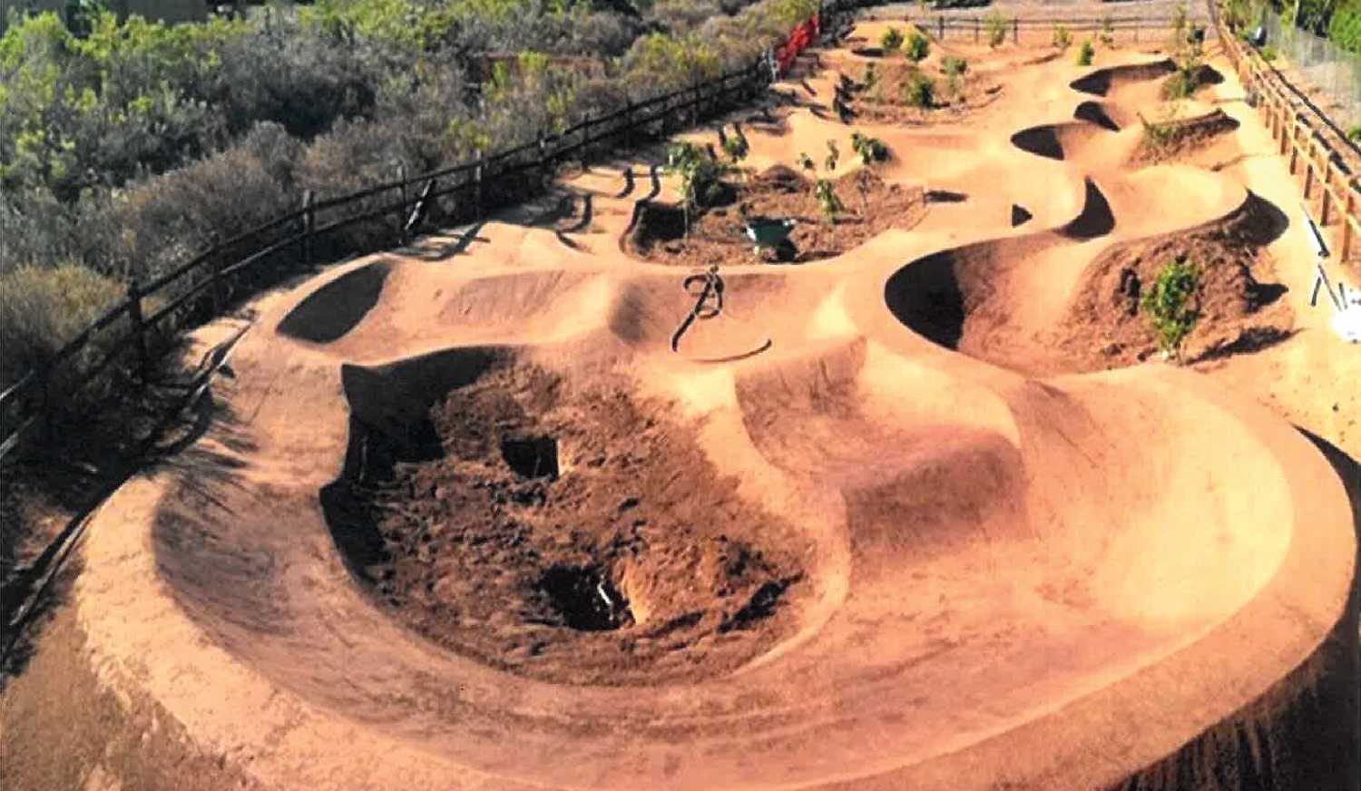 An example of a BMX Pump Track. Moosomin is planning to build a BMX Pump Track at Bradley Park so that kids have a safe and fun place to ride their BMX bikes.