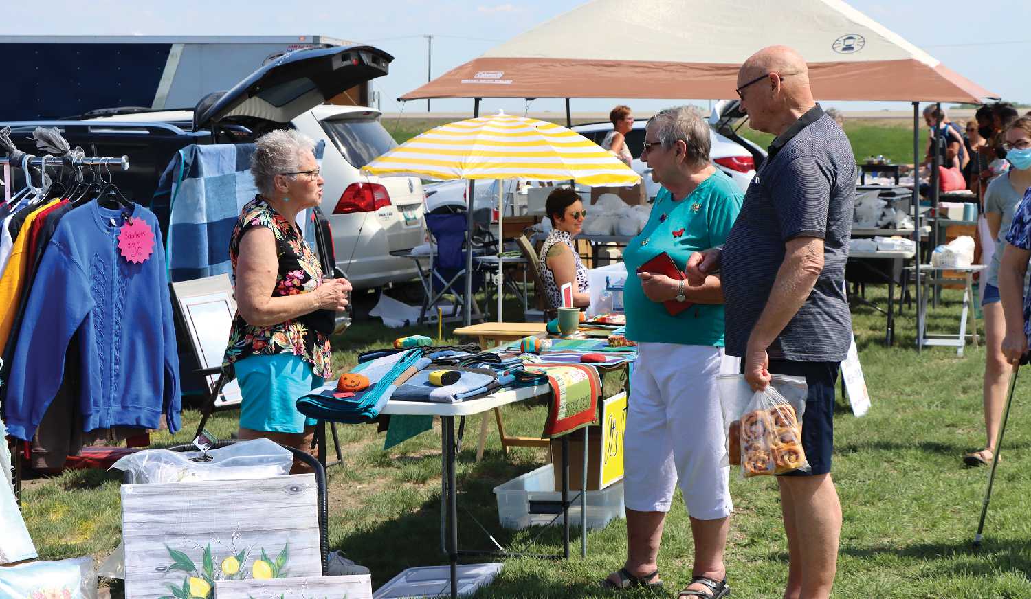 Scenes from last year’s Moosomin Community Market.