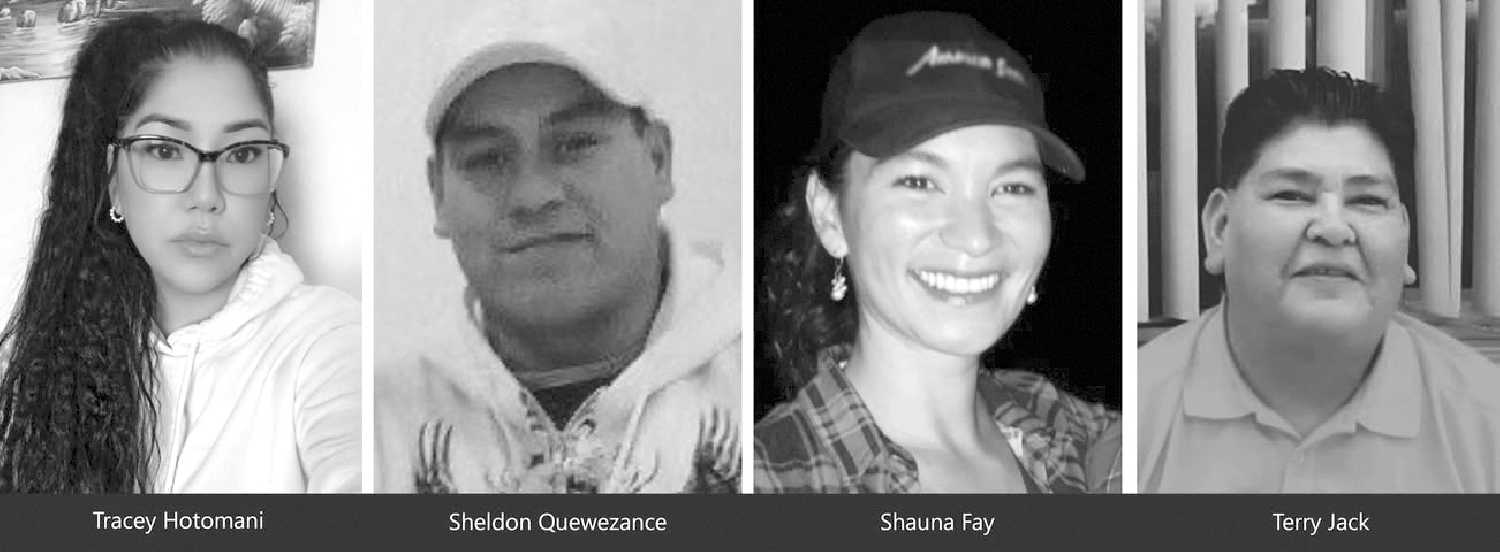 The victims in the Carry the Kettle quadruple murder on February 4, 2025.