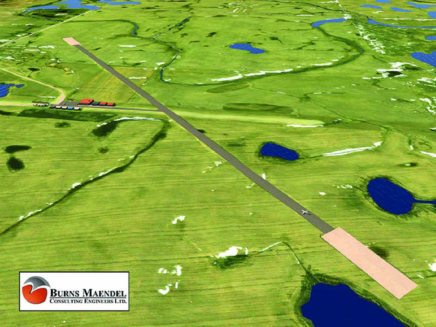 A rendering of the Moosomin Airport expansion once it’s completed.