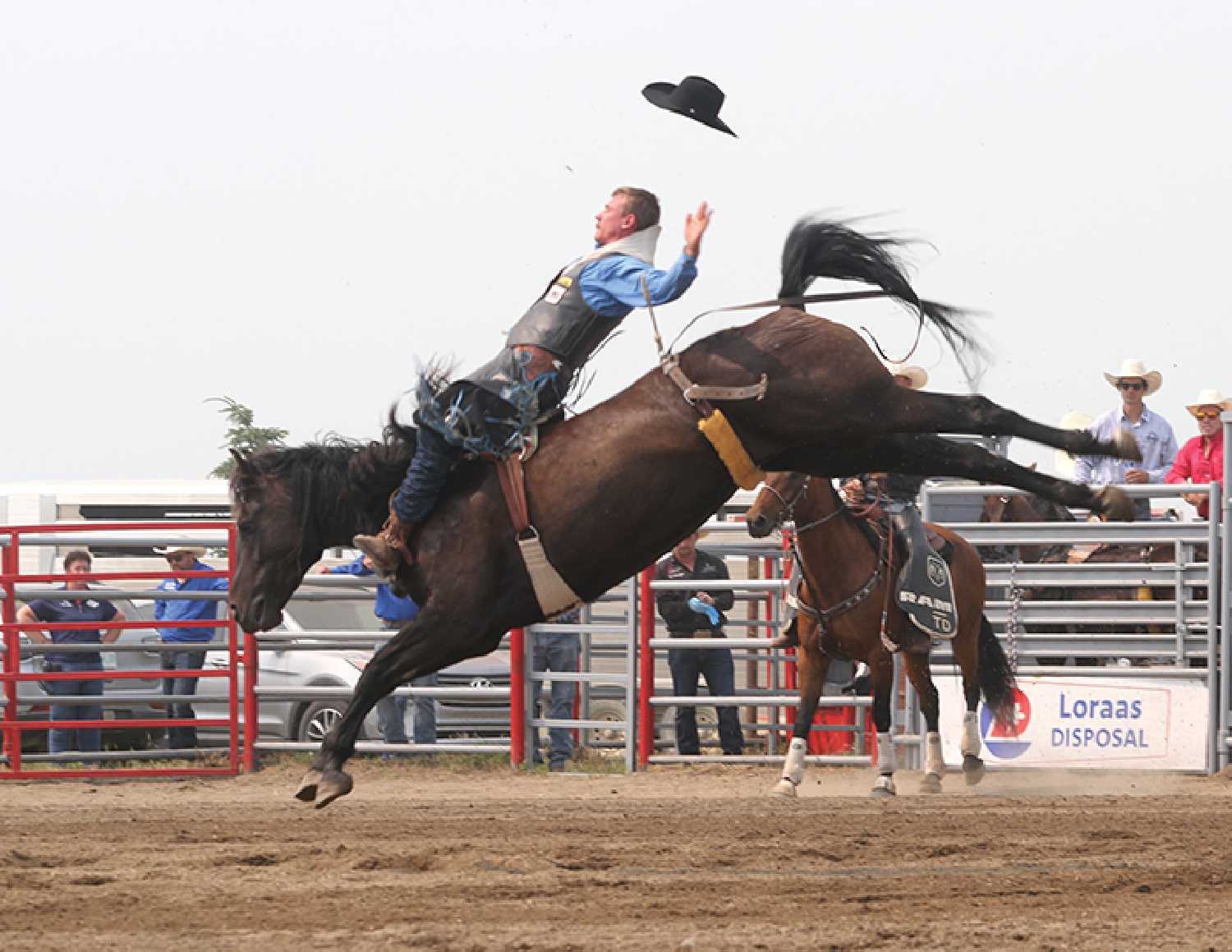 Some rodeo action at past Moose Mountain Pro Rodeos.
