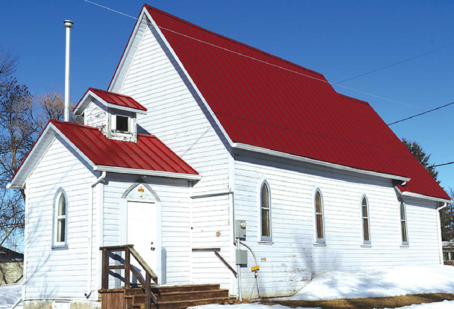 St. Mark’s community church will be holding its first service since 2016 on Easter Sunday on April 20. The church was built in 1895.