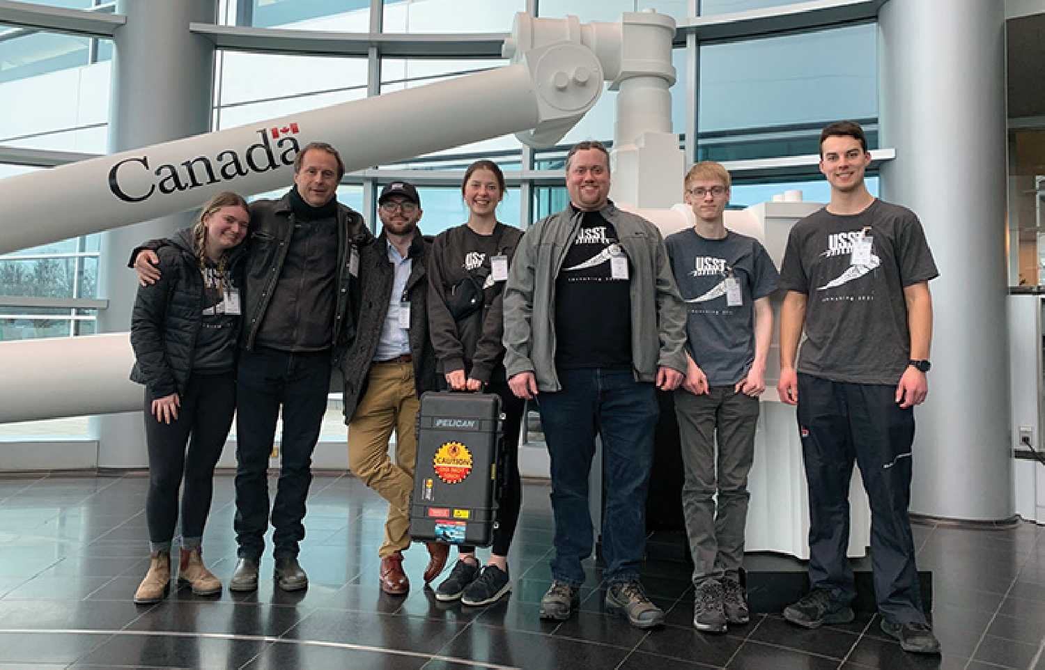 Ryan Aulie has been part of the RADSAT-SK project at the University of Saskatchewan. He and fellow students visited the Canadian Space Agency headquarters in Montreal, and will be in Cape Canaveral, Florida June 3 as the satellite is launched toward the International Space Station.