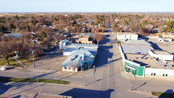 A view over Moosomin. The town of Moosomin is looking for public input on its draft Official Community Plan and Zoning bylaw.