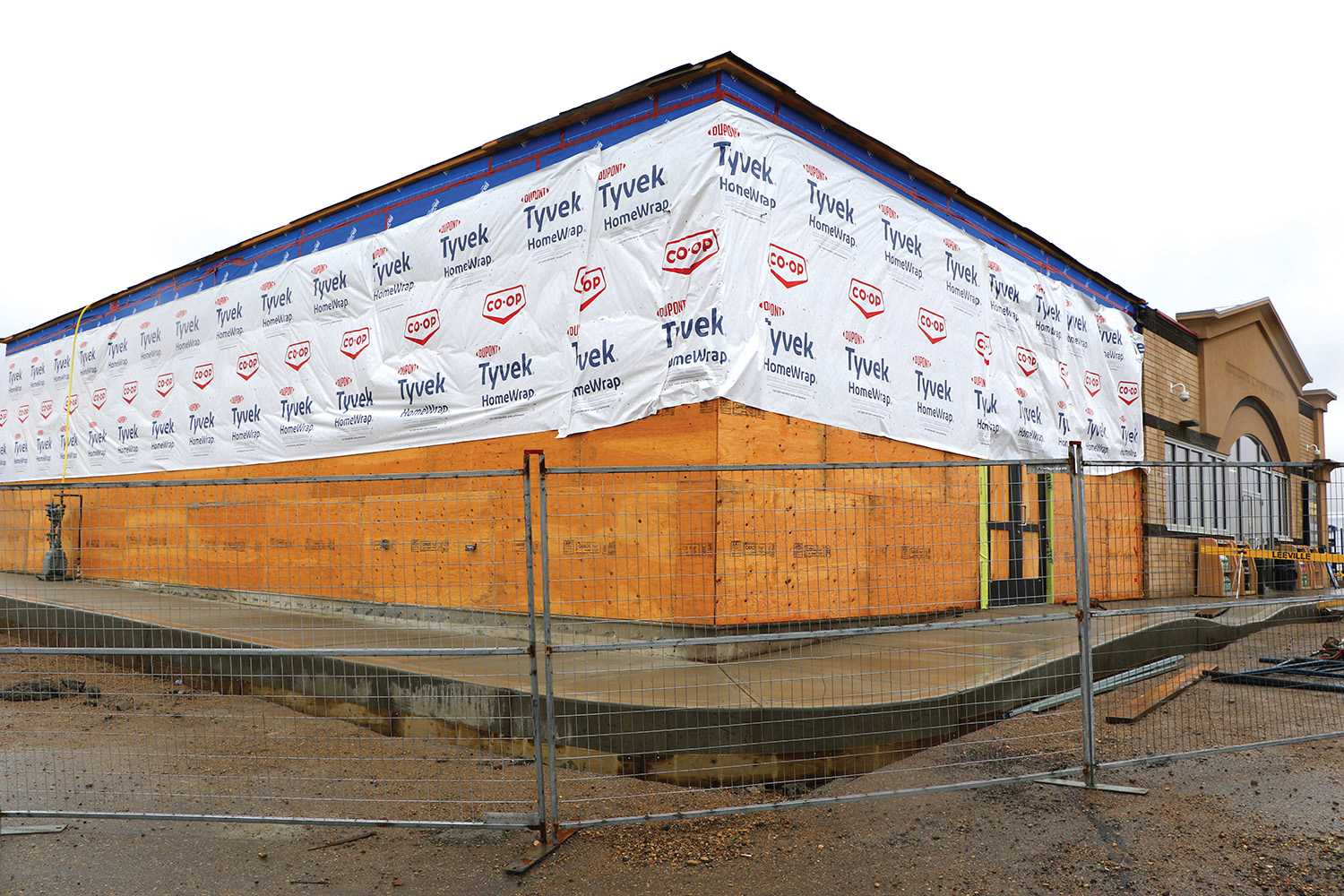 The Borderland Co-op Liquor Store under construction in Moosomin. With the completion of a merger with Hometown Co-op, Borderland is now a company with $110 million in annual sales.