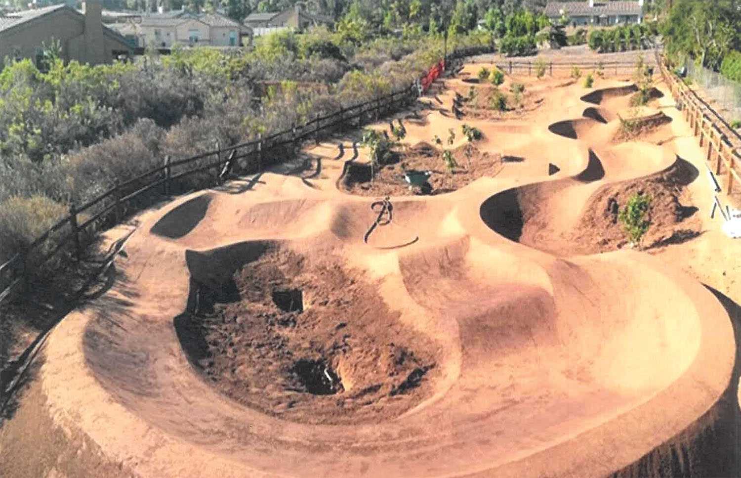 An example of a BMX Pump Track. Moosomin is planning to build a BMX Pump Track at Bradley Park so that kids have a safe and fun place to ride their BMX bikes.