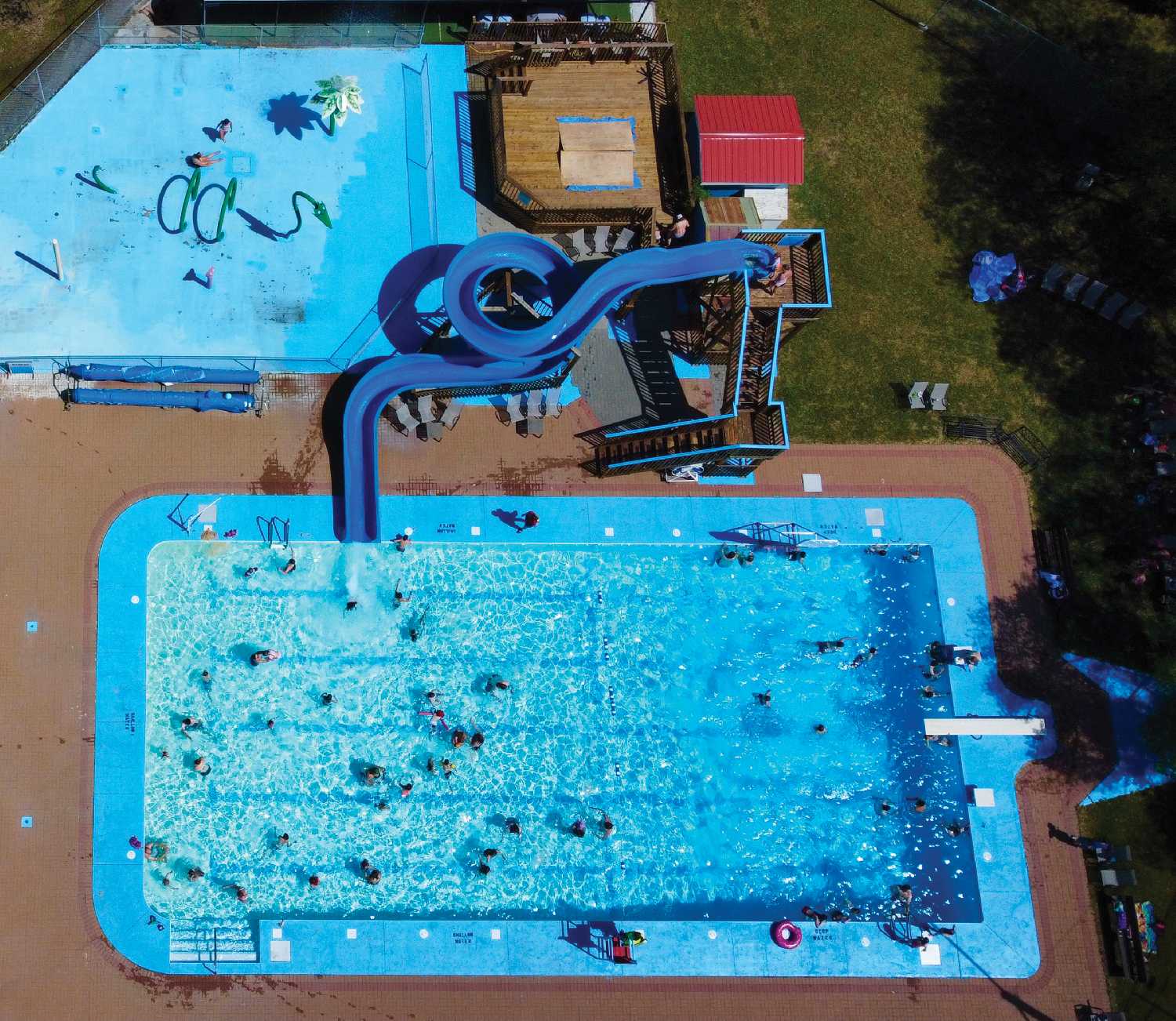 Earlier this year in June, Moosomins Swimming Pool re-opened and because of its increased number of swimming lessons and activities like pool parties and glow in the dark pool nights, business was busier than usual.