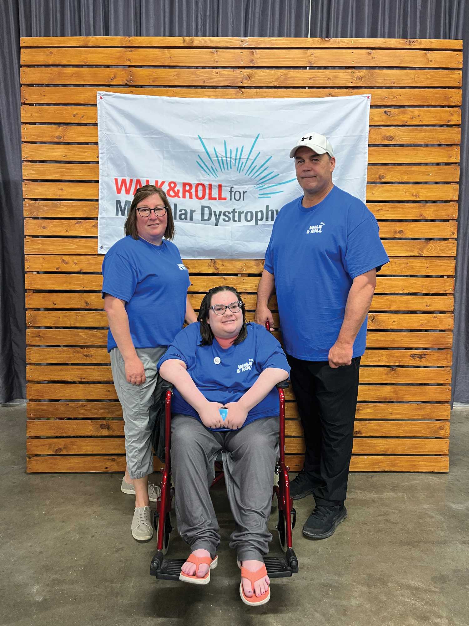 Katie Eilers with parents, Jeff and Dawn