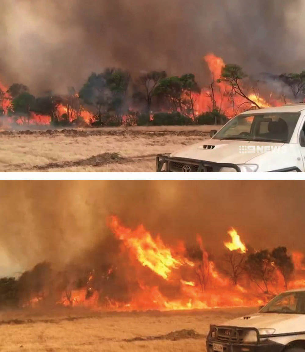 Bush fires have devastated Australias Kangaroo Island and have claimed the lives of two landowners.