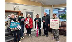 CUPE Local 5430 holds rally in Moosomin