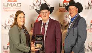 Ty Cutler of Moosomin named Man/Sask Auctioneer Champion